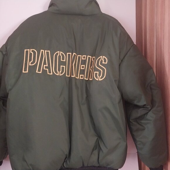 NFL packers' jacket reversable 1990s NFL Experience - Picture 2 of 14